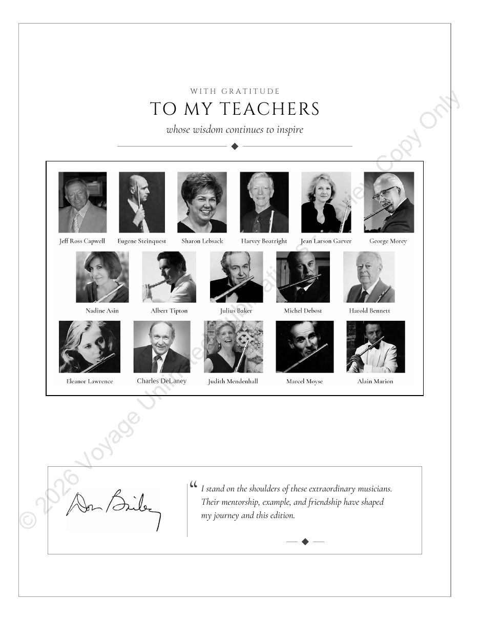 Sample page: To my teachers