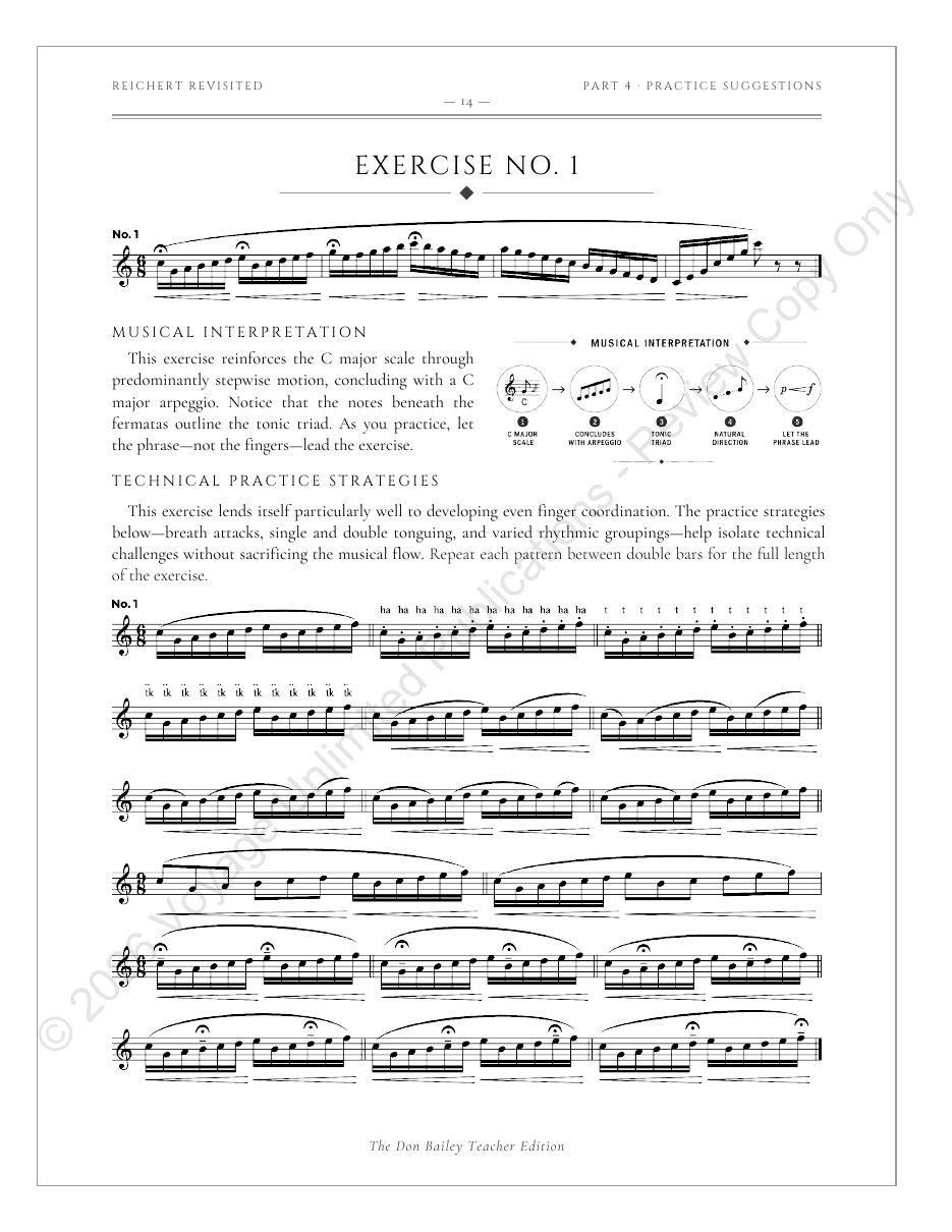 Sample page: Exercise No. 1